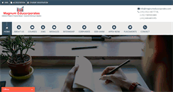 Desktop Screenshot of magnumeducorporates.com